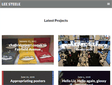 Tablet Screenshot of leesteele.com